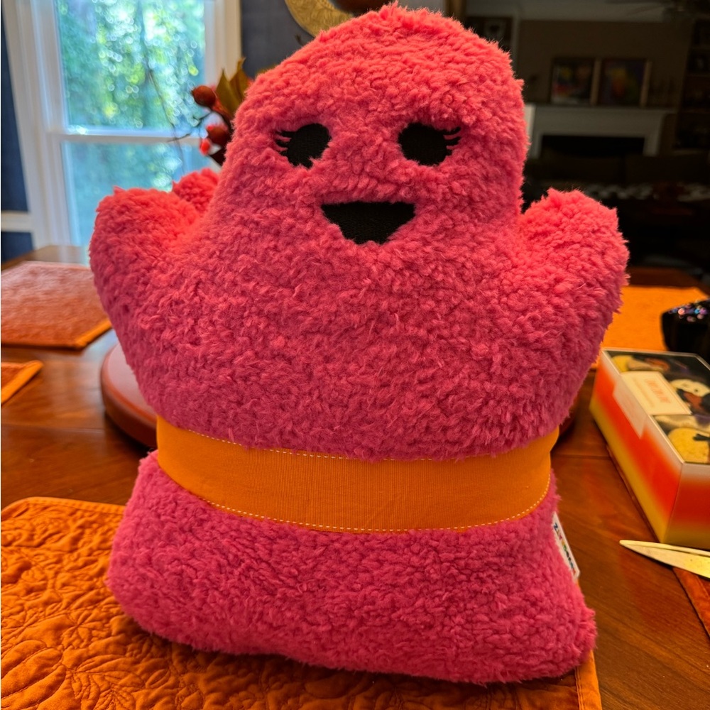 NWT PINK Novogratz Viral
Sherpa Spooktacular Halloween ghost pillow set of 2